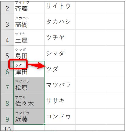 ふりがなが追加された図